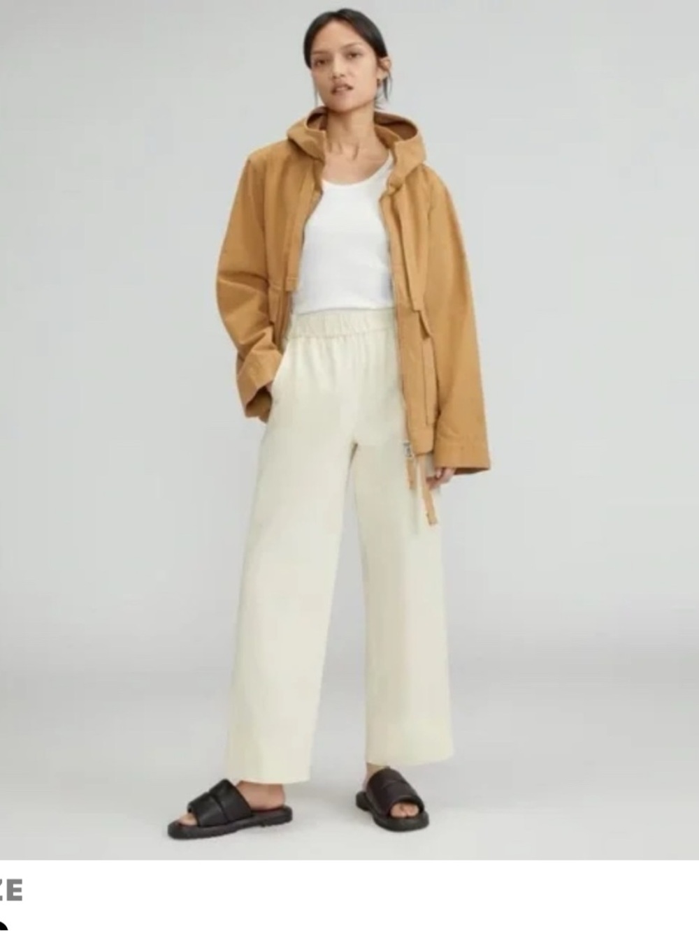 Everlane Easy Pant in Butter Yellow XXL